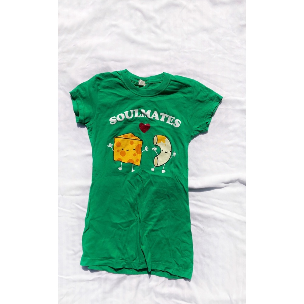 Green Mac and Cheese Soulmate Shirt